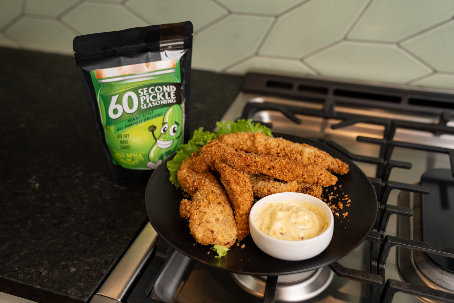 60-Second Pickle Panko Breading