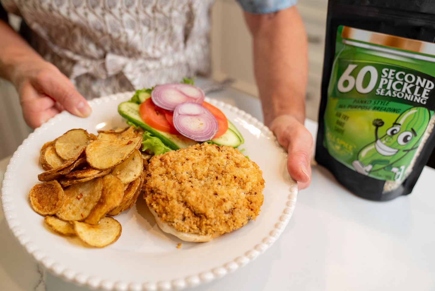 60-Second Pickle Panko Breading
