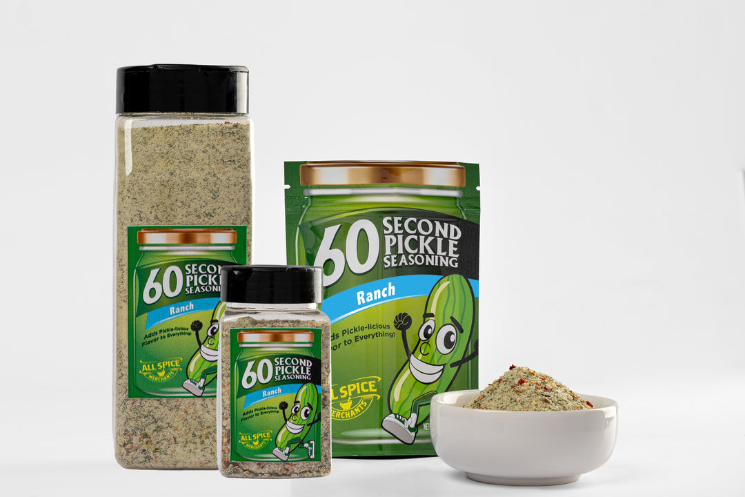 Ranch pickle-flavor seasoning blend for snacks and fries